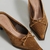 Mule Vicenza Camurca Caramelo - comprar online
