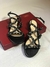 Rasteira spikes Mary Carvalho Preto - MARY CARVALHO