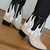 Bota Cano Curto Foguinho Mary Carvalho Off White - loja online