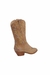 Bota texana Luiza Barcelos Amarula com bordados coloridos - loja online