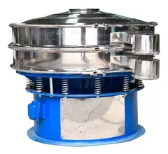 Máquina de tamiz vibratorio eléctrico de acero inoxidable para polvo de 60 cm de diámetro con malla de 20