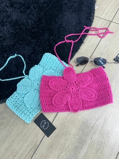 CROPPED FLOR CROCHÊ - comprar online