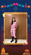 Calça Quadriculada Menina