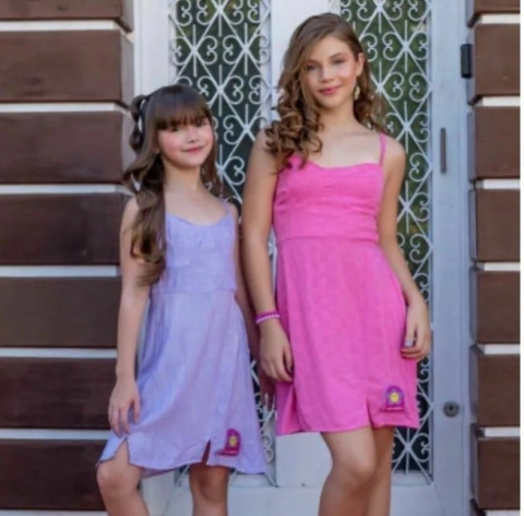 Vestido Viscose - L2M Girls