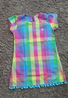 Vestido Infantil Junino Estampas. - PATOCA KIDS & TEENS