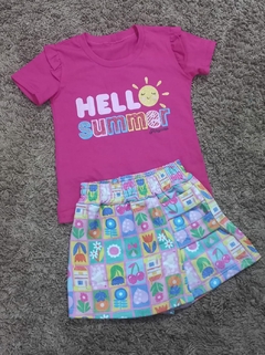 Conjunto Infantil Menina Algodão Estampas. na internet