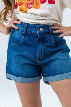 Short Infantil Menina Jeans MOM. - loja online