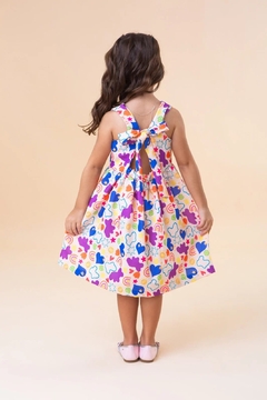 Vestido Marie em Linho Digital Rústico - comprar online