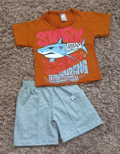 Imagem do Conjunto Infantil Menino Manguinha Moletinho.