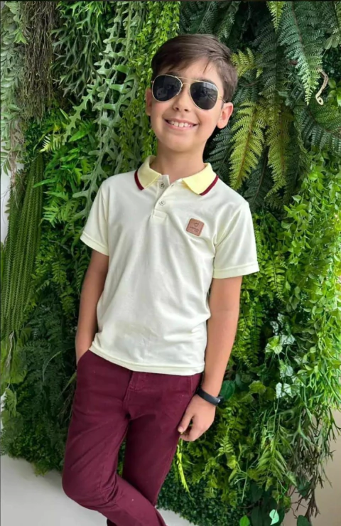 Camisa Polo Gola Listrada- Aventura Kids