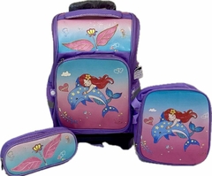Kit Mochila Carrinho Plus- Menino e Menina.