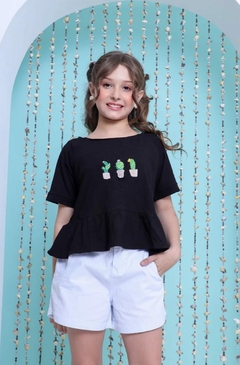 Conjunto Infantil Menina Cactos. - comprar online