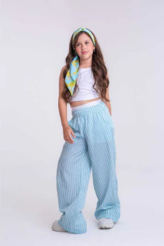 Calça Wide Listras- L2M
