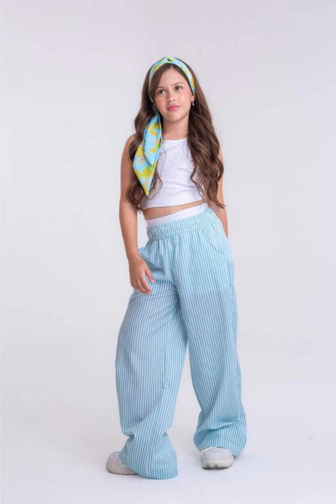 Calça Wide Listras- L2M