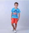 Conjunto Infantil Menino Manguinha Moletinho.
