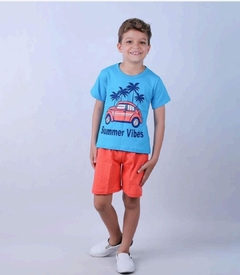 Conjunto Infantil Menino Manguinha Moletinho.