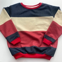 Blusa Moletom listrado- Infantil Masculino - comprar online