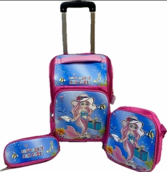 Kit Mochila Carrinho Plus- Menino e Menina. - comprar online