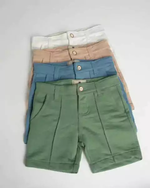 Bermuda Moletom Casual Infantil- Indivíduo