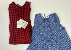 Vestido Quadriculado Amarração- Candy - comprar online