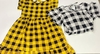 Vestido Xadrez Amarelo