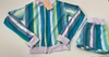 Conjunto Jaqueta Listrado e short- Infantil Feminino