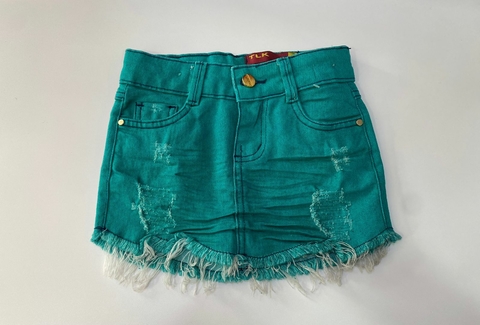 Saia Brim Verde- Infantil