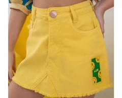 Saia Brim Amarela - L2M Girls