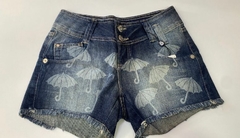 Short Juvenil Jeans Guarda-Chuvas.
