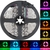 Fita Led RGB 5050 Rolo 5 metros Prova D'água + Controle + Fonte Envio