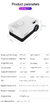 Imagem do Salange j15 pro led mini projetor para o cinema em casa 480x360 pixels 1080p sup