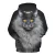 Bandeira animal leão das mulheres dos homens crianças hoodies impressão 3d mo - comprar online