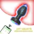APP Controle Anal Vibrador Bluetooth Butt Plug Homens Massageador de Próstata M