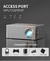YD10 Mini Projetor LED, 800x480P, Suporte 1080P Bateria, Cinema Sync, Jogo Do Te
