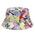 2023 moda adulto balde chapéu pescador reversível chapéu de pesca graffiti bo - Livreur_Drop