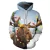 Bandeira animal leão das mulheres dos homens crianças hoodies impressão 3d mo