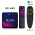 H96 max caixa de tv inteligente android 11 4k hd google controle de voz 2.4g/5g
