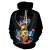 Bandeira animal leão das mulheres dos homens crianças hoodies impressão 3d mo