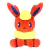 Takara tomy pokemon pelúcia eevee sylveon flareon jolteon umbreon vaporeon brin - loja online