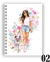 AGENDA DV 01 - FLORAL (várias opções de capas) - COM E SEM HORÁRIO - comprar online