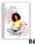 AGENDA DV 01 - SEMANAL FLORAL (várias opções de capas) - Feito por Mim