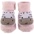 Meias Antiderrapantes com Chocalho Zebra Rosa - Buba - Segattini Baby