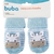 Meias Antiderrapantes com Chocalho Zebra Azul - Buba - Segattini Baby