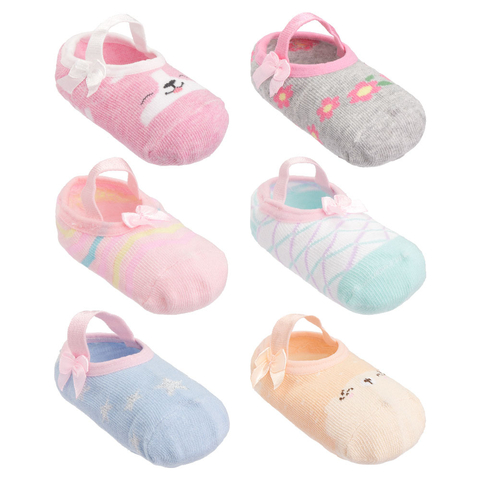 Meia Sapatilha Colorida Feminina - Tam 21 a 25 - Pimpolho