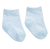 Kit 3 Pares Meia Tam 00 a 15 Azul Nuvem - Pimpolho - Segattini Baby