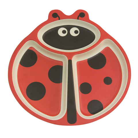 Prato Joaninha com Divisórias - Ecológico Bambu Giro Baby