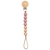 Prendedor de Chupeta Silicone e Bambu Rosa - Buba - comprar online