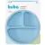 Pratinho em Silicone com Ventosa e Divisória Azul - Buba - loja online