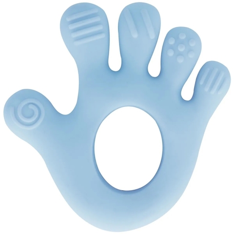 Mordedor de Mãozinha Silicone Azul +3m Buba
