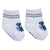 Kit 3 Pares Meia Tam 00 a 15 Azul Ursinho - Pimpolho - Segattini Baby